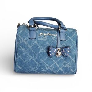 Juicy Couture Simply Sweet Denim Bow Satchel